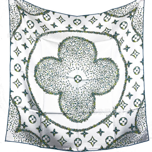Designer Louis Vuitton Silk Scarf