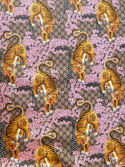 Tiger Gucci Leather Hobby Crafts Material for Bag Custom Shoes Car Upholstery