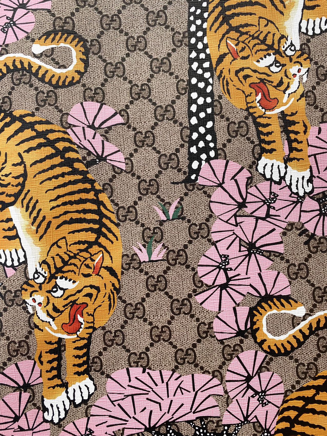 Tiger Gucci Leather Hobby Crafts Material for Bag Custom Shoes Car Upholstery