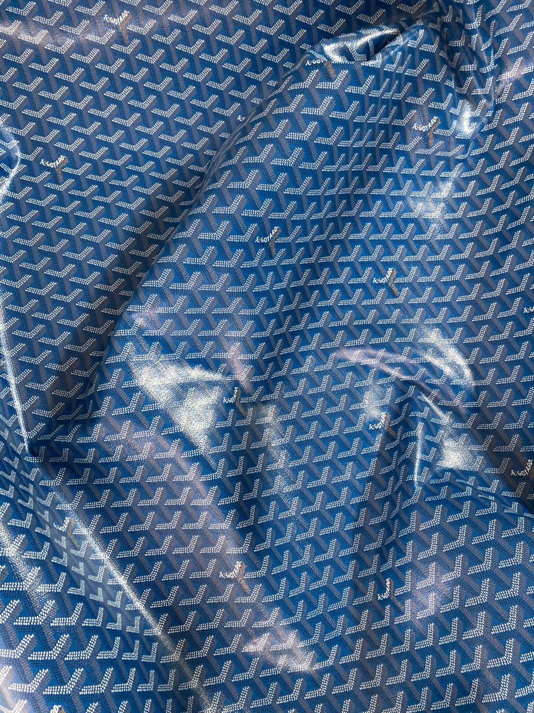 Deep Blue Goyard Premium Quality for Custom and Bag Sold by Yard