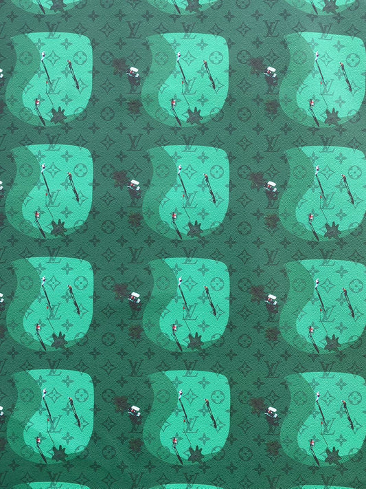 New Louis Vuitton Golf Custom Designer Fabric for Handmade DIY Handicraft