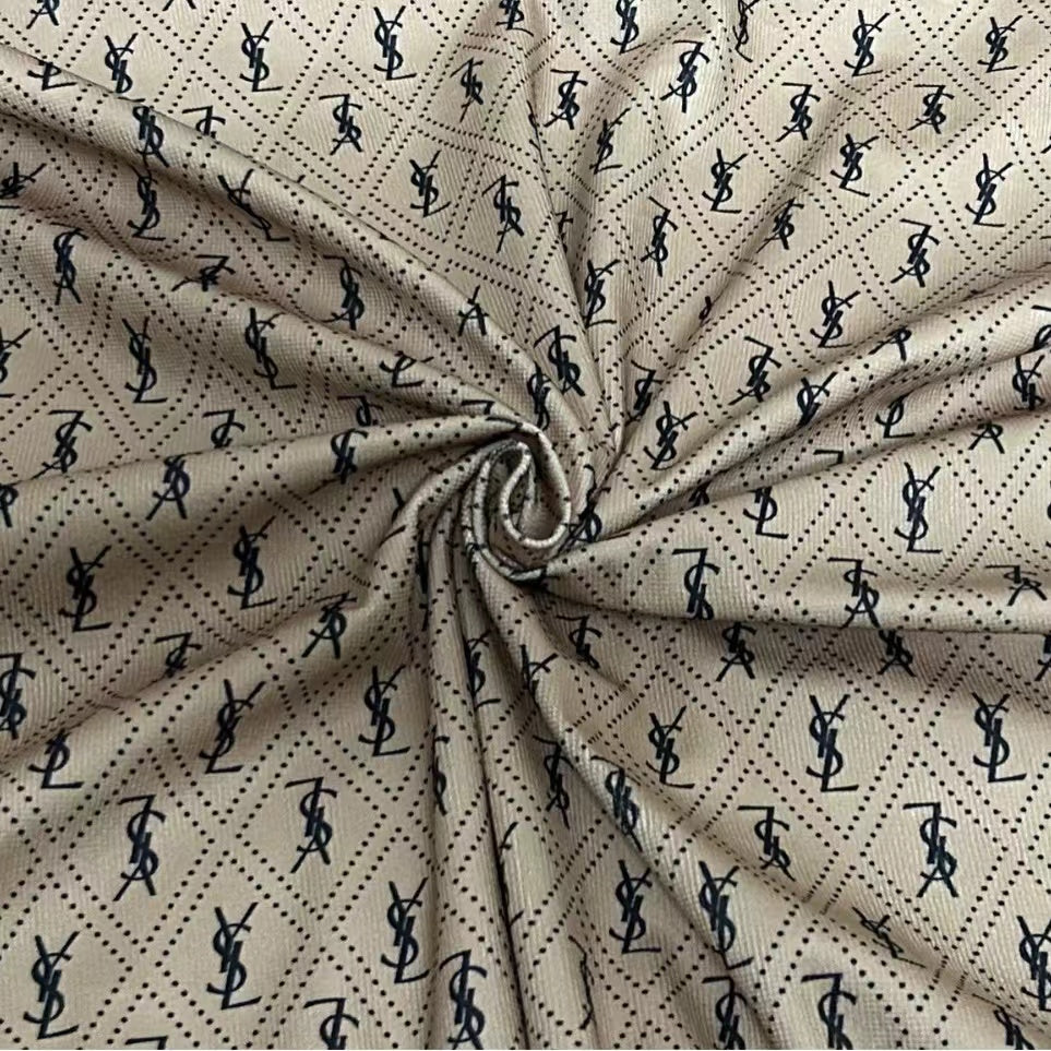 YSL Designer Fabric for Handmade Sewing Projects Custom Sneakers