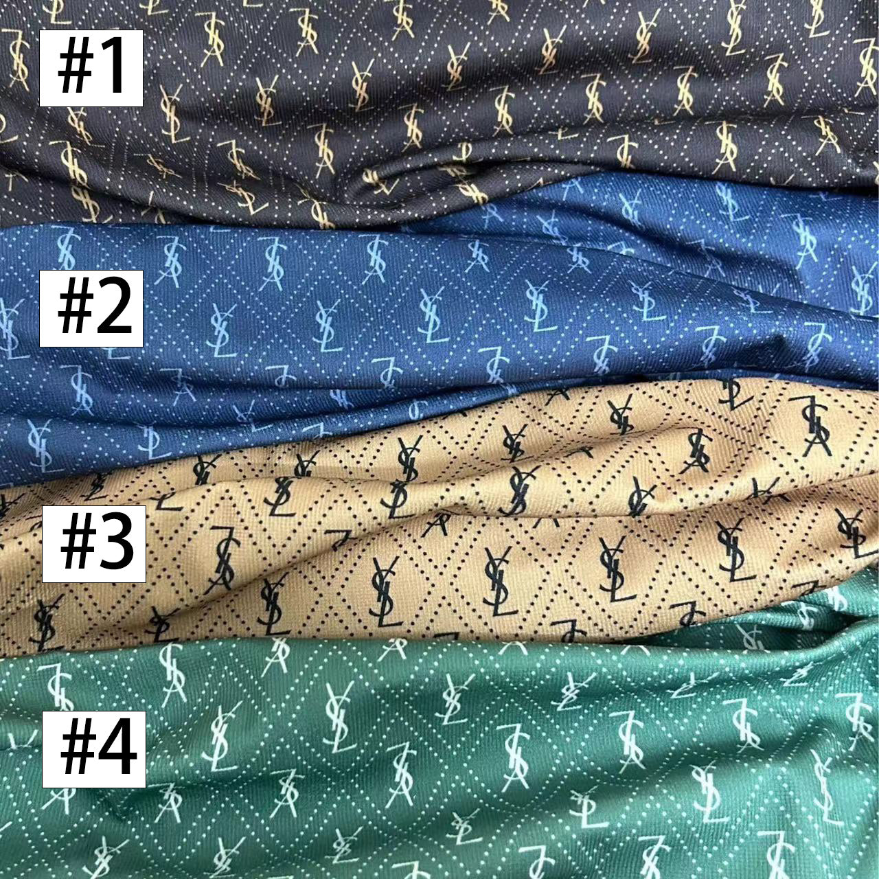 YSL Designer Fabric for Handmade Sewing Projects Custom Sneakers