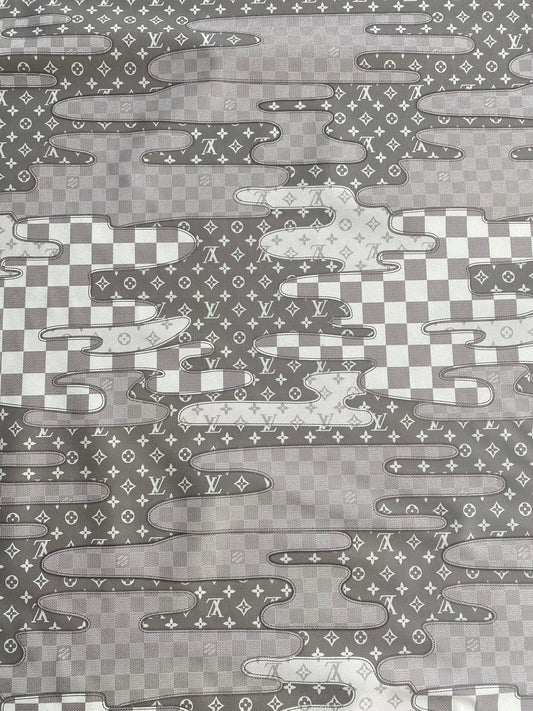 Black Grey Louis Vuitton Bag Leather for Custom DIY Projects