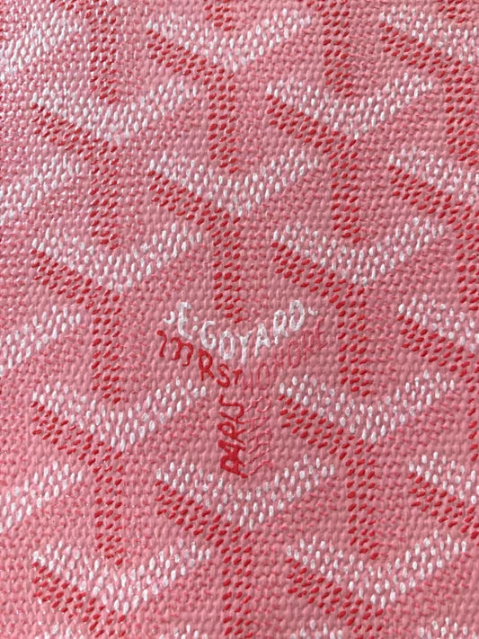 Original Quality Pink Goyard Canvas Fabric for Custom Sneakers Car Interior