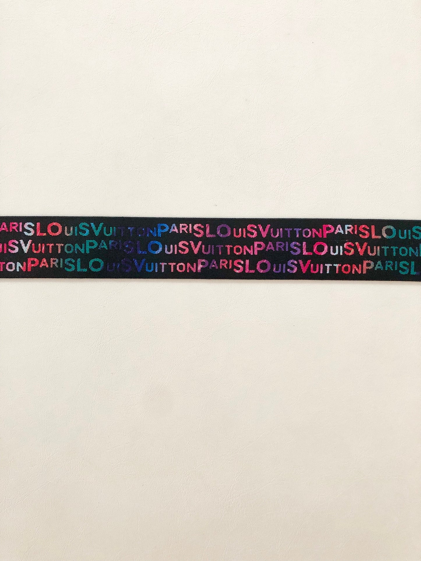Colorful LV Letter Elastic Band Straps