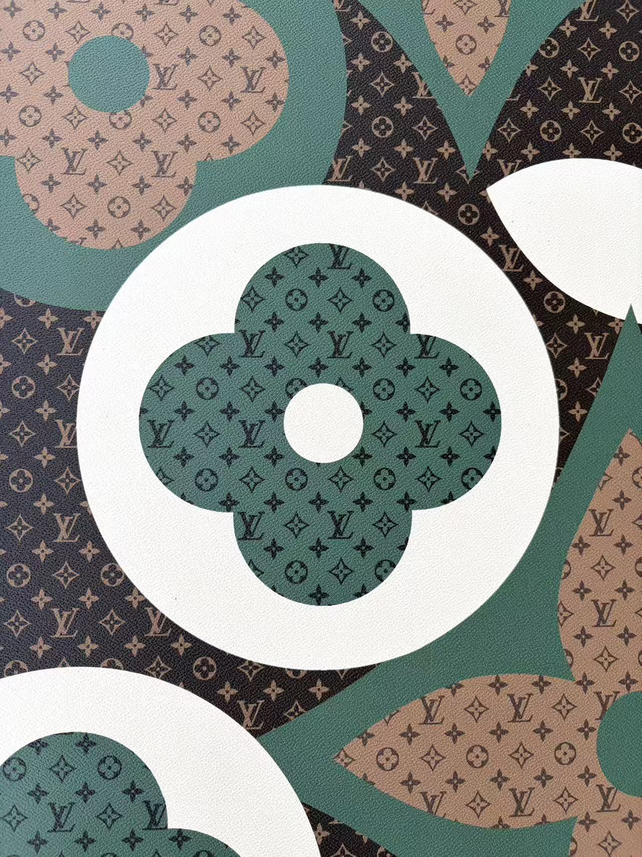 Big Monogram Louis Vuitton DIY Custom Leather Sheet for Upholstery
