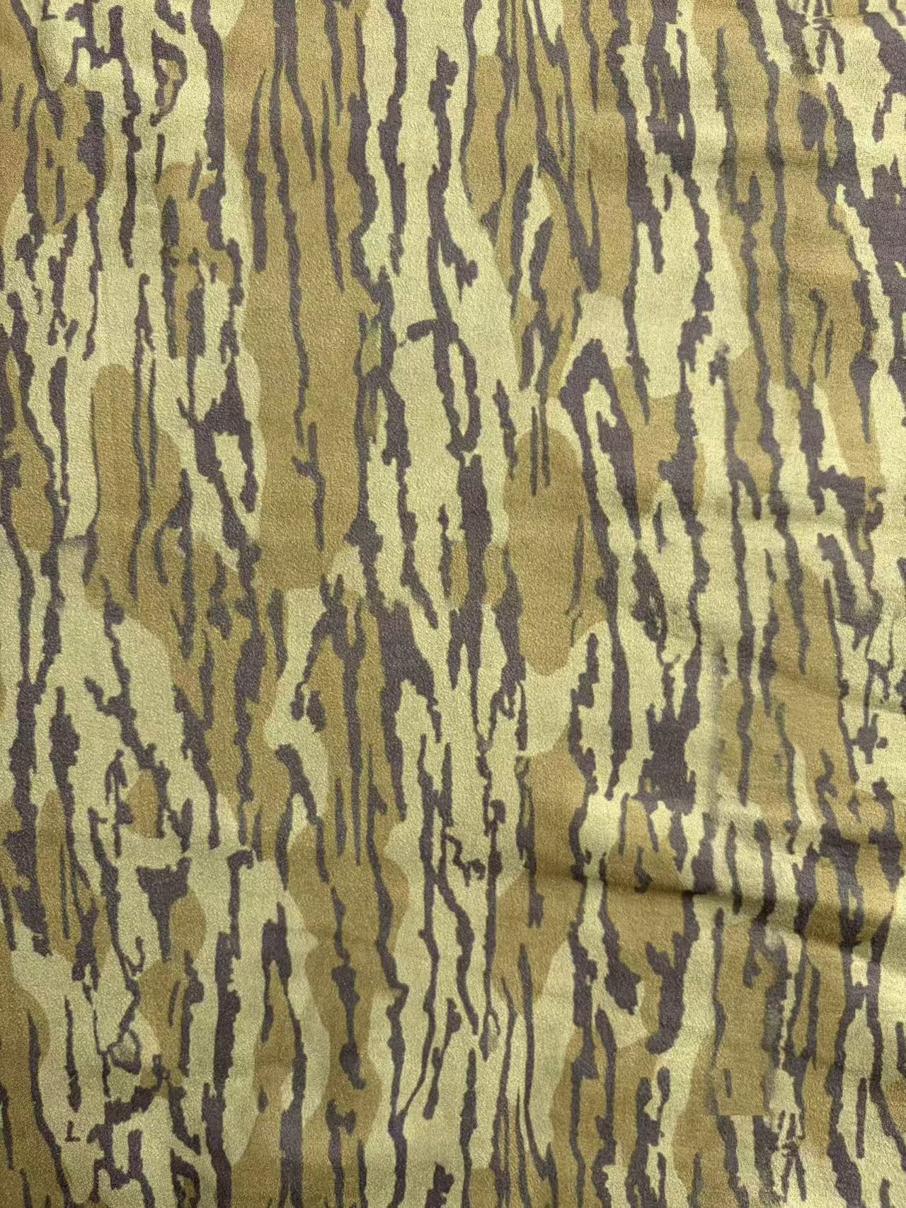Green Forest Camo Suede Stretchy Fabric for Speaker Pod DIY