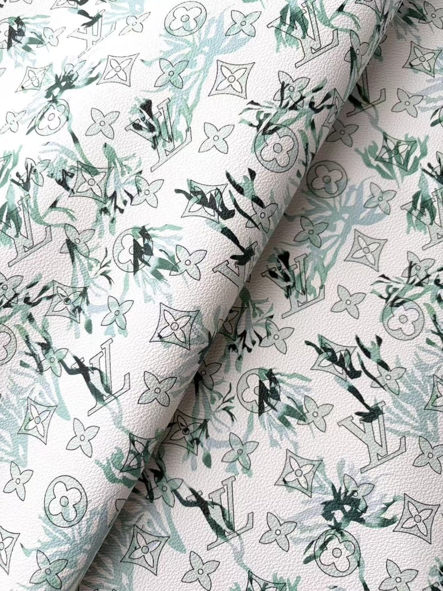 Bamboo Designer LV Leather Sheet for Handmade DIY Crafts Projects - mingfabricstore