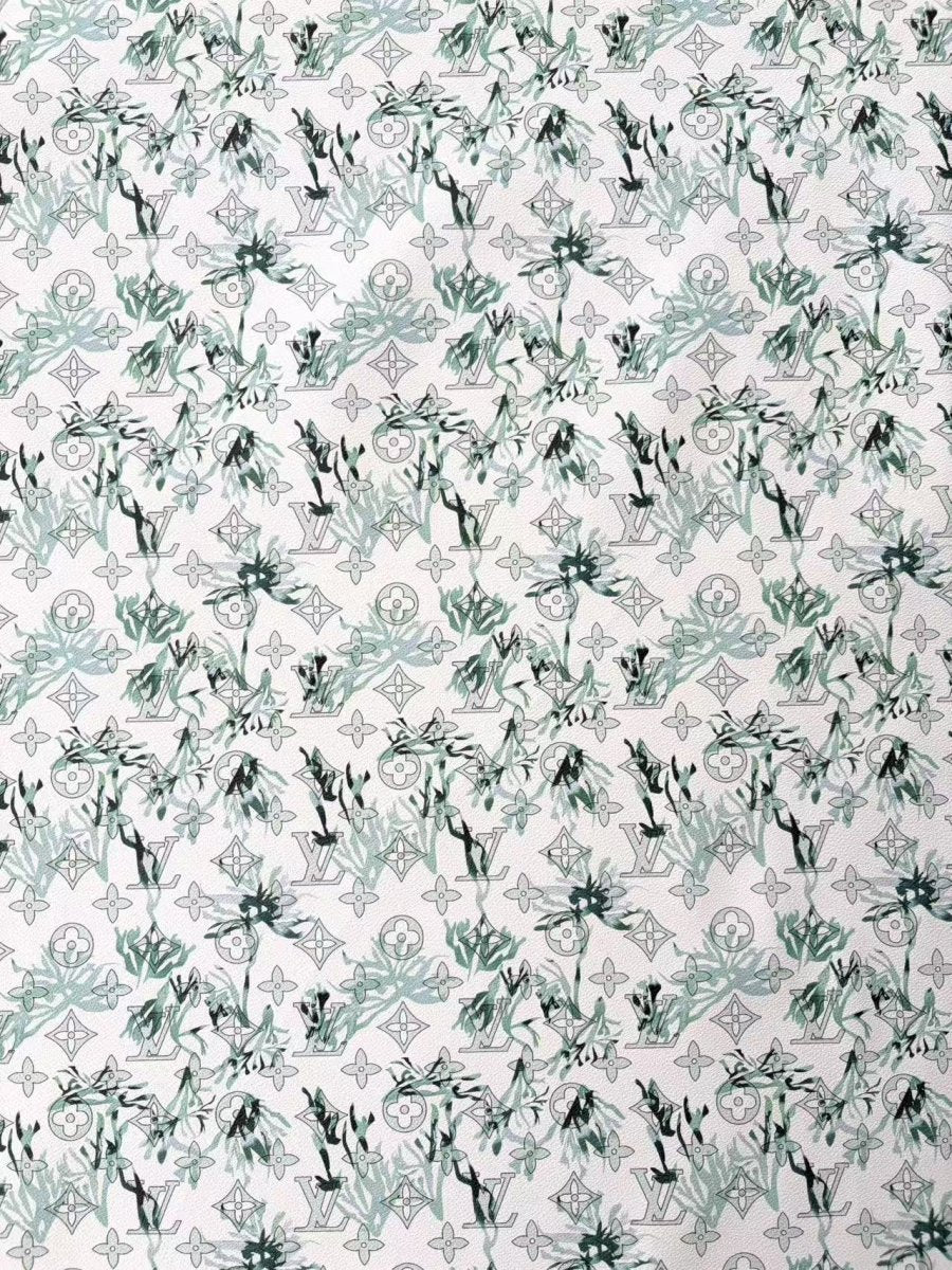 Bamboo Designer LV Leather Sheet for Handmade DIY Crafts Projects - mingfabricstore