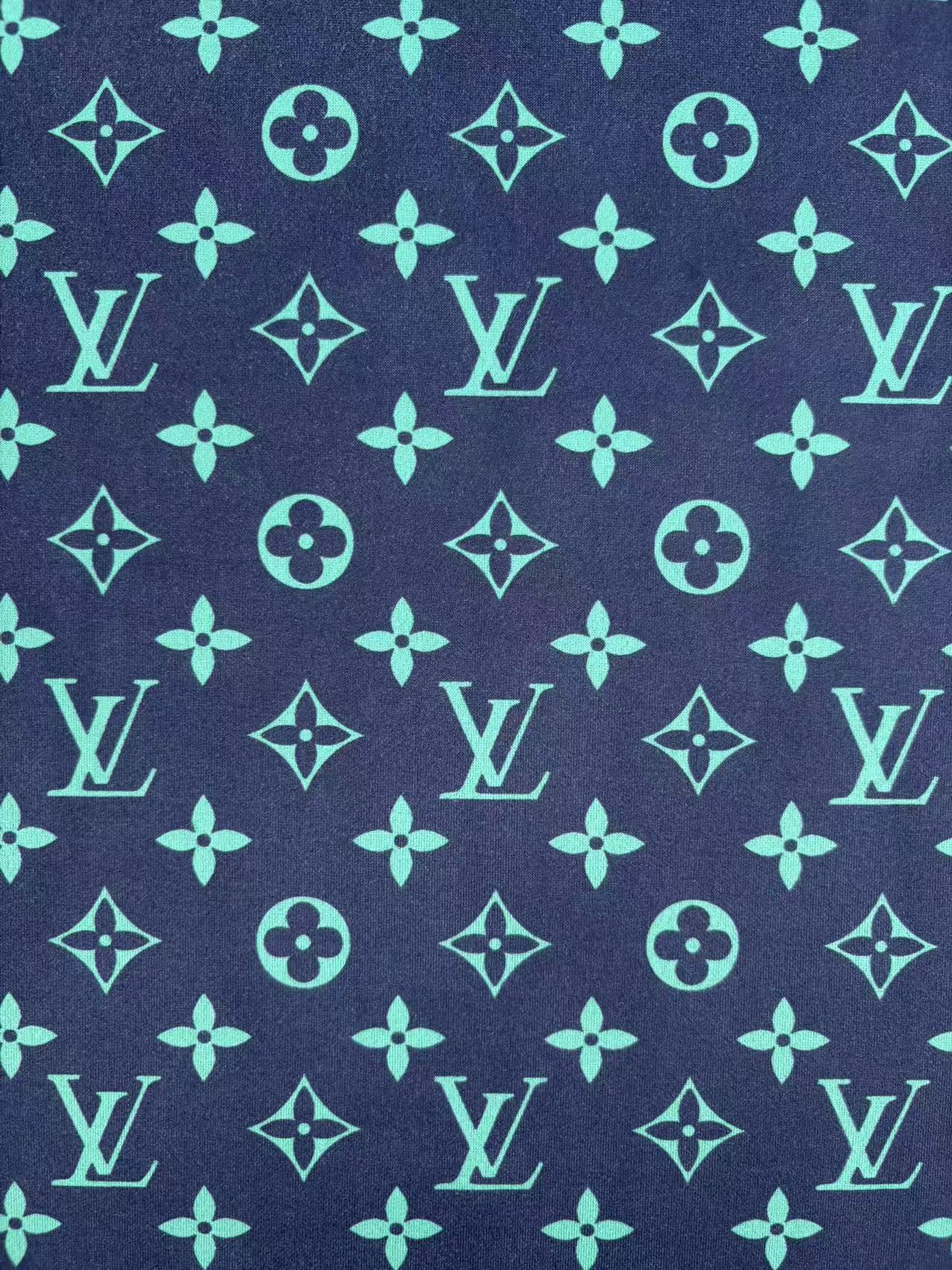 Navy Blue Suede LV Car Headliner Speaker Cover DIY