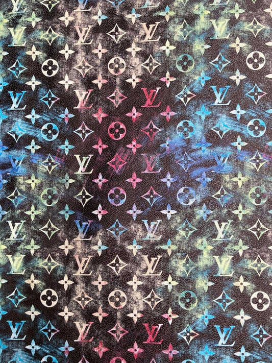 Beautiful Colorful LV Crafts Vinyl for Custom Sneaker Upholstery - mingfabricstore