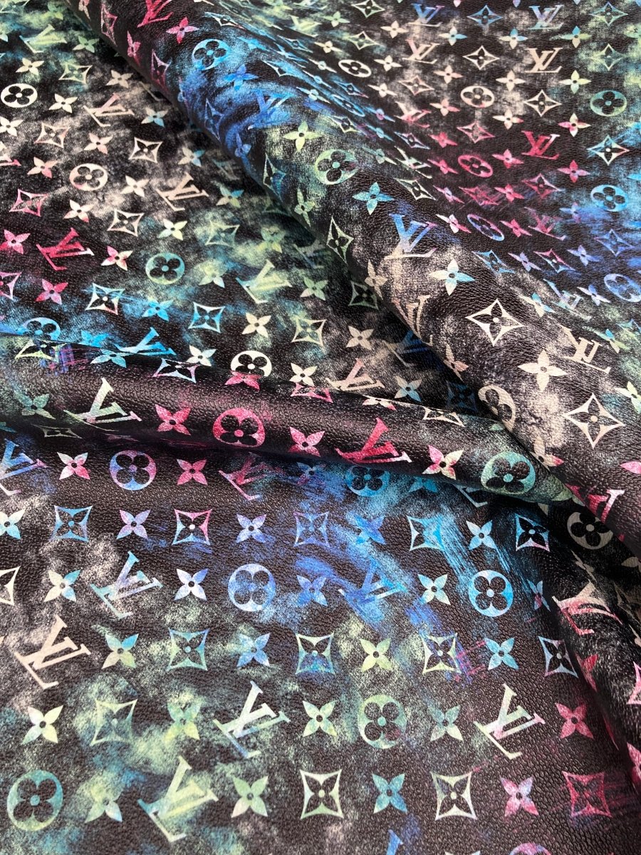 Beautiful Colorful LV Crafts Vinyl for Custom Sneaker Upholstery - mingfabricstore