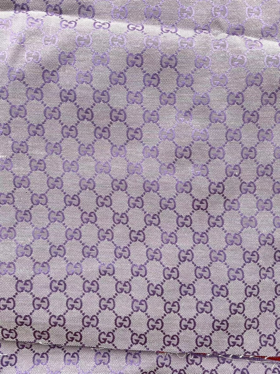 Beautiful Purple Gucci Jacquard Designer Fabric for Custom Clothing Bespoke - mingfabricstore