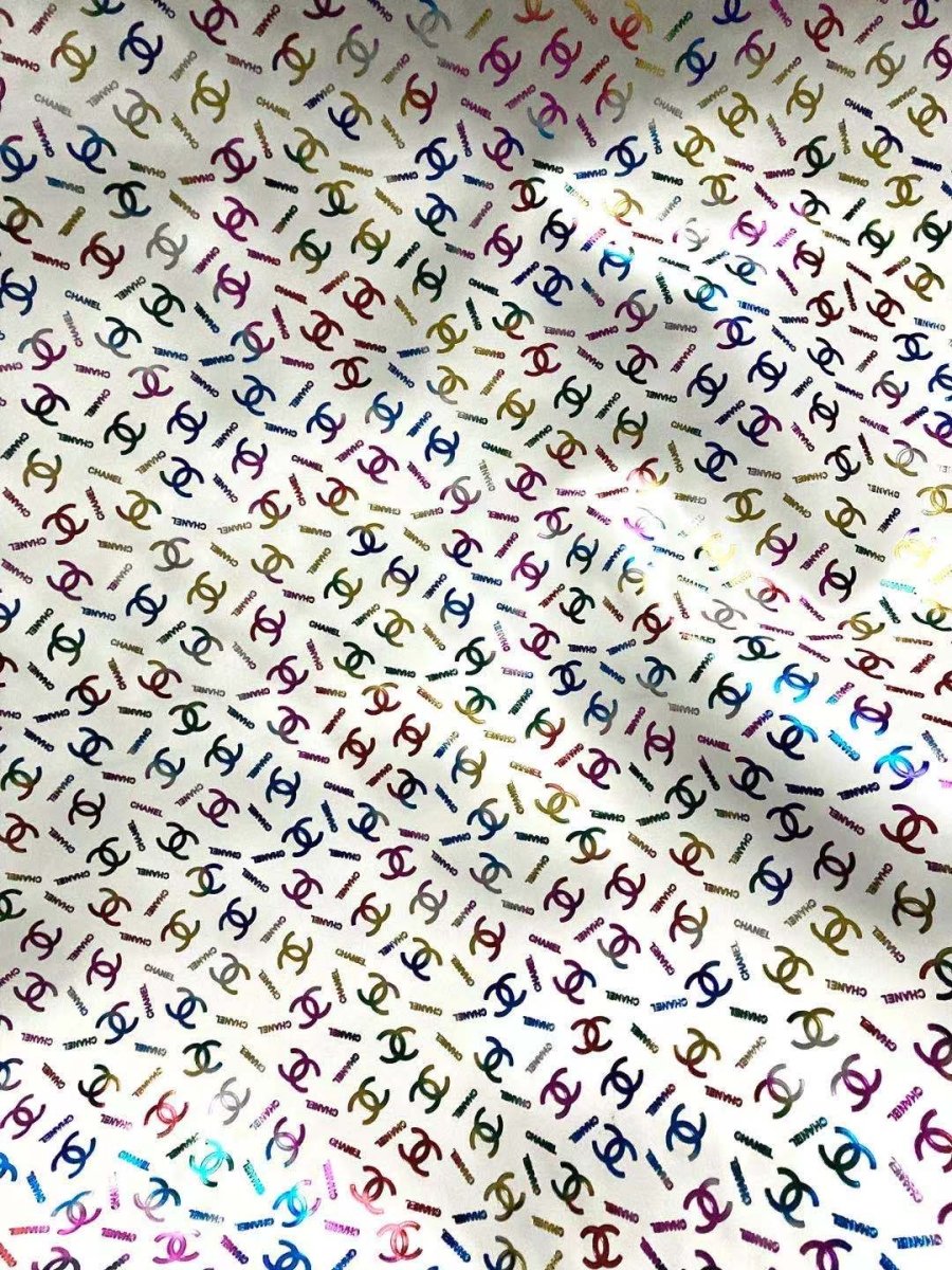 Beautiful White Colorful Embossed C Leather for Handcraft - mingfabricstore