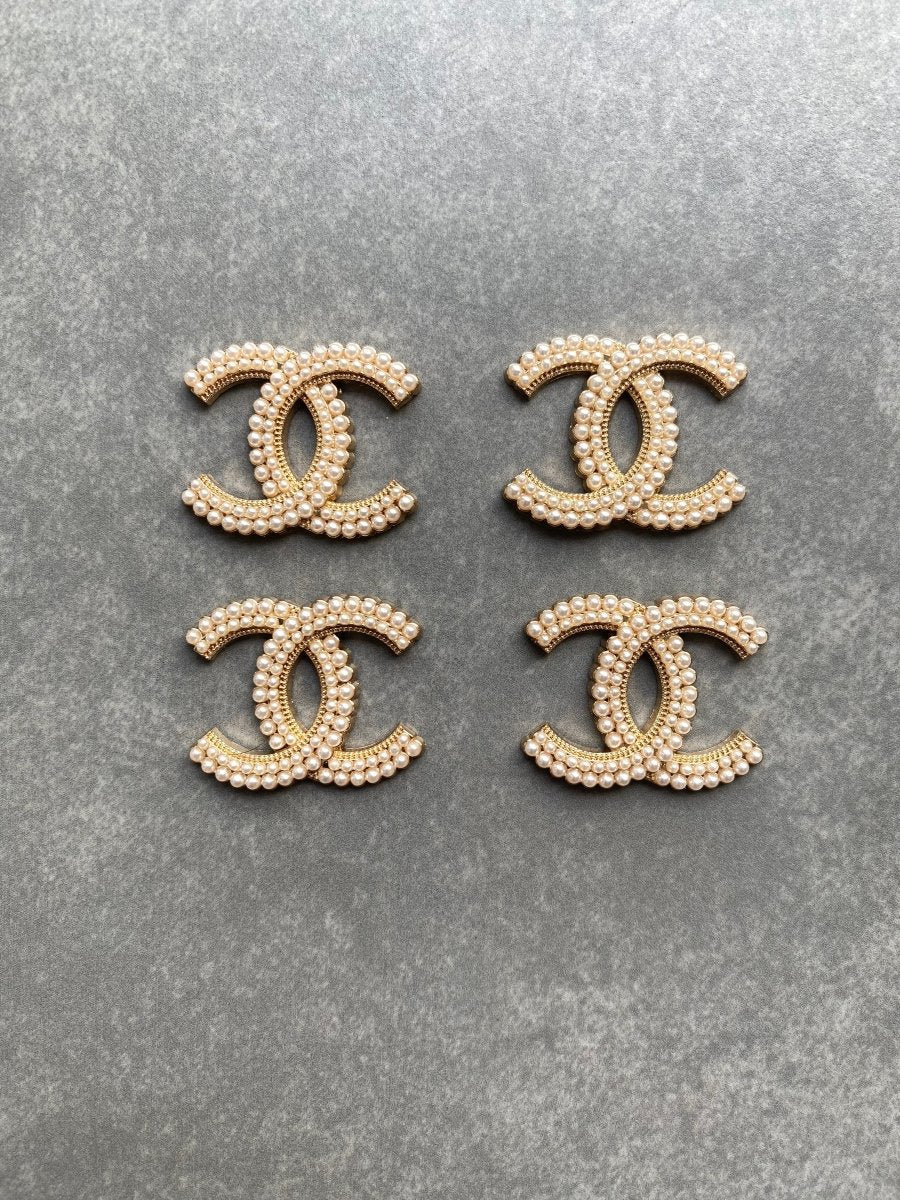 Best Quality Diamond Chanel Badge Accessory for Handmade DIY Custom Crocs - mingfabricstore