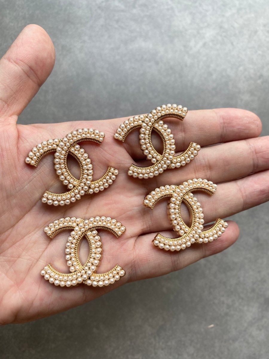 Best Quality Diamond Chanel Badge Accessory for Handmade DIY Custom Crocs - mingfabricstore