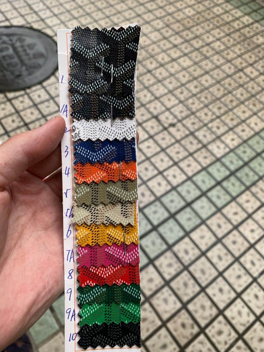 Best Quality Original Goyard Leather Fabric for Bag by Yard - mingfabricstore