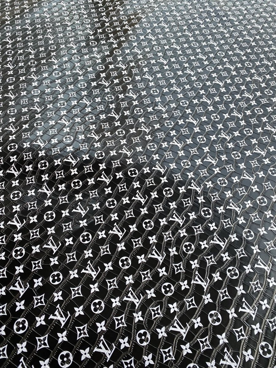 Black Crocodile Alligator Louis Vuitton LV for Custom Bag Repair - mingfabricstore