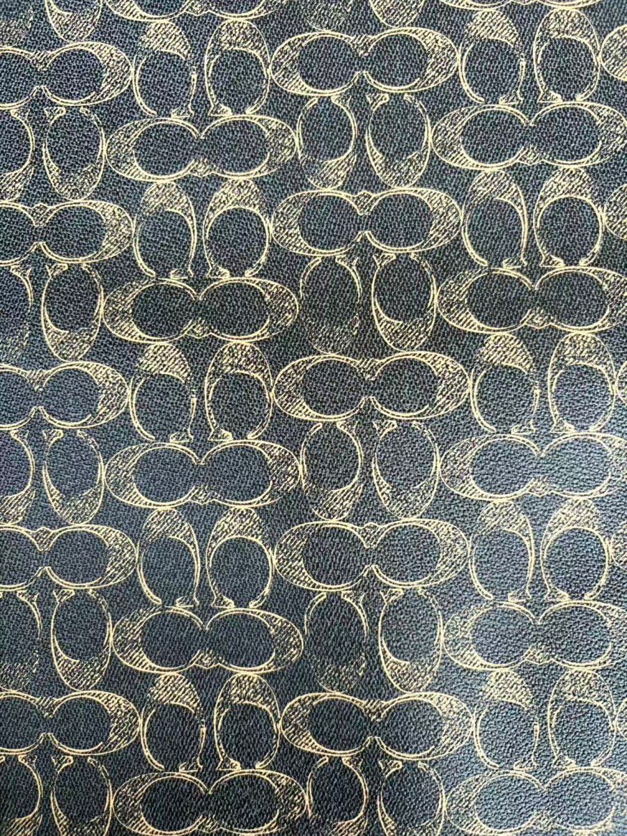 Black Gold Coach Leather Sheet Fabric for DIY Crafts Hobbylobby - mingfabricstore