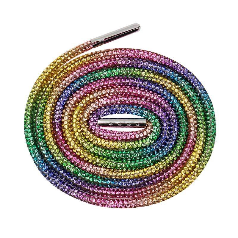 Bling Shiny Diamond Shoelace Custom Sneakers for AF1 DIY - mingfabricstore