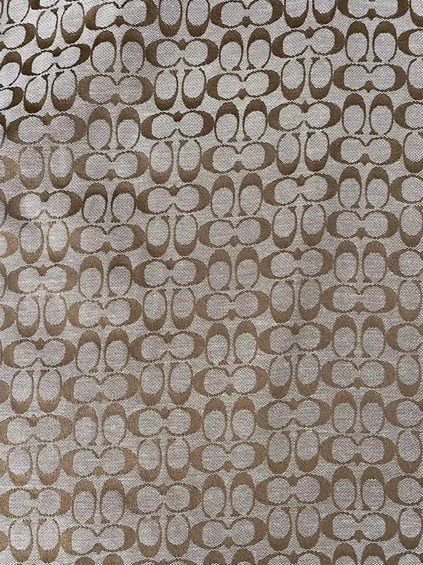 Brown Coach Jacquard Sewing Fabric - mingfabricstore