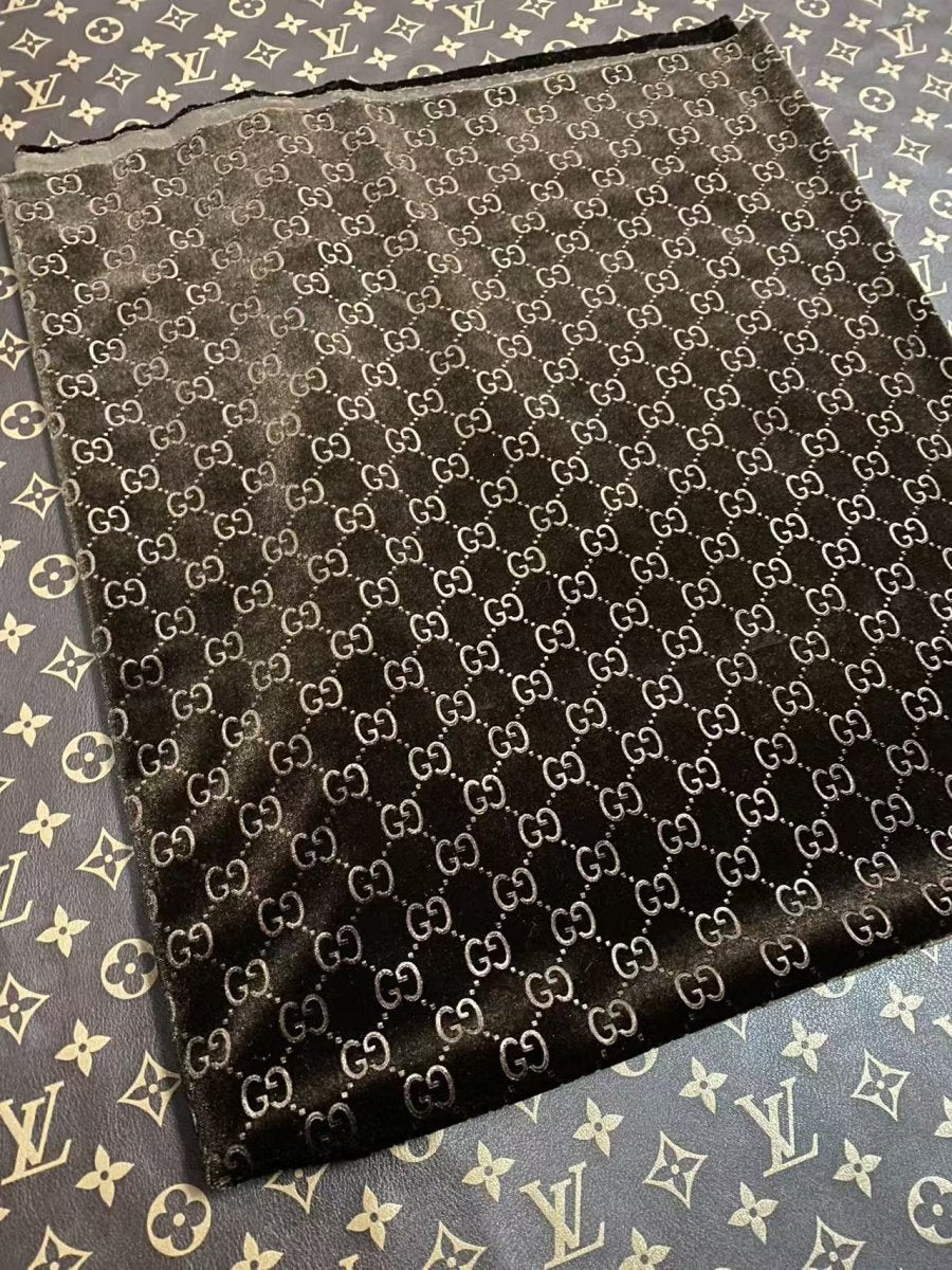 Brown Gucci Velvet Fabric for Handmade Bespoke Suit Making - mingfabricstore