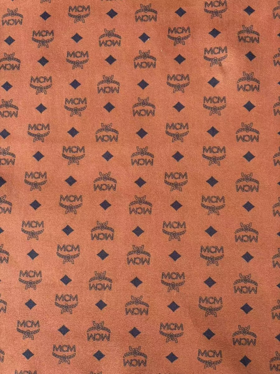 Brown MCM Velvet Stretchy Suede Wrap Fabric for Sneakerhead Upholstery - mingfabricstore