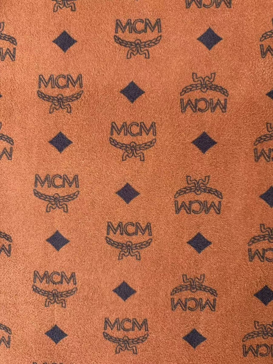 Brown MCM Velvet Stretchy Suede Wrap Fabric for Sneakerhead Upholstery - mingfabricstore