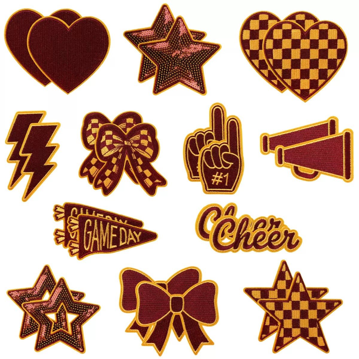 Brown Patches Bundle Sale - mingfabricstore