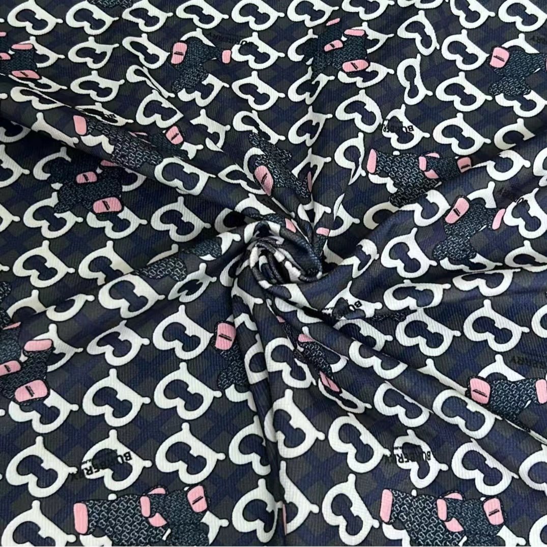 Burberry Bear Corduroy Designer Fabric for Sewing Fabric Sold by Yard - mingfabricstore