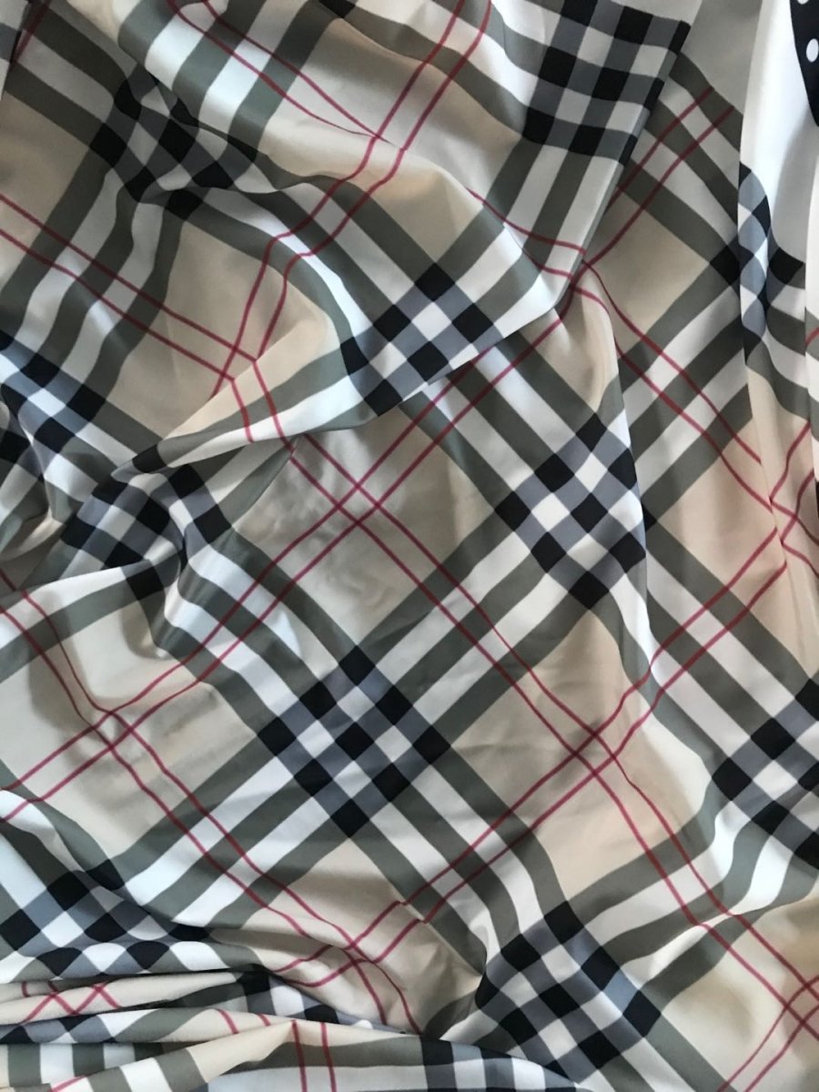 Burberry Fabric for Clothing on Spandex Poly Fabric by Yard - mingfabricstore