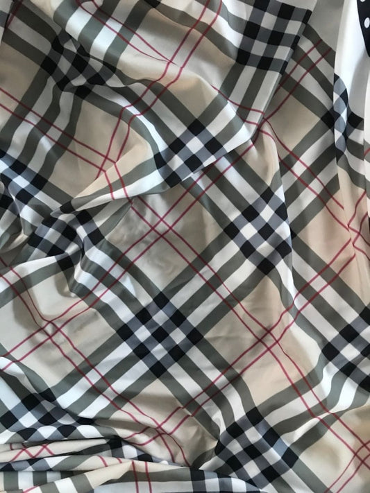 Burberry Fabric for Clothing on Spandex Poly Fabric by Yard - mingfabricstore