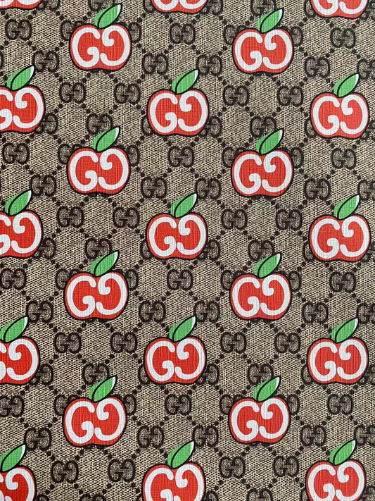 Gucci Apple New Designer Fabric Leather Sheet for Sneakers