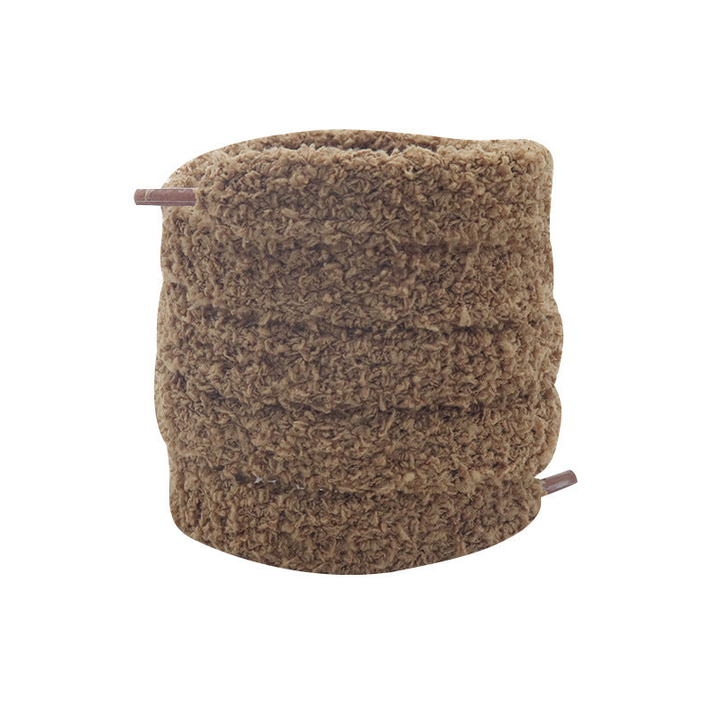 Winter Cozy Fluffy Shoelace for Custom Sneakers AF1 Timberland DIY