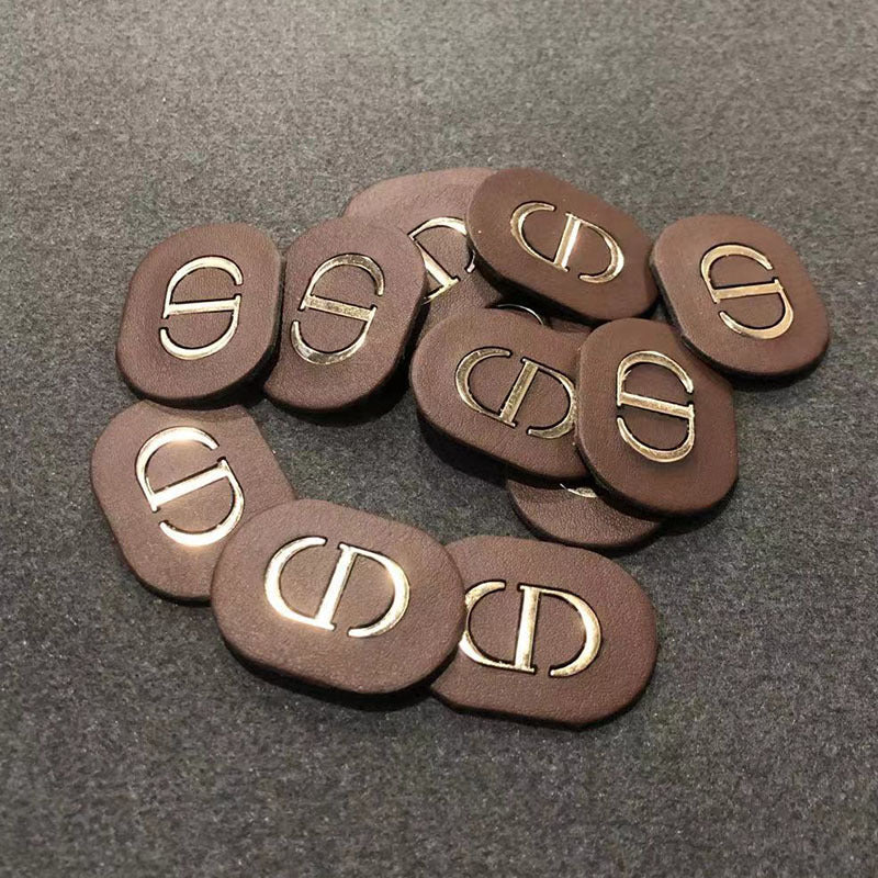 CD Metal Leather Badge - mingfabricstore