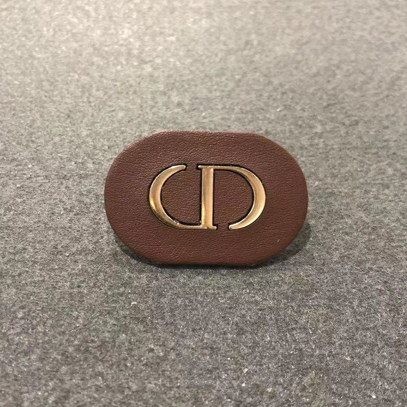 CD Metal Leather Badge - mingfabricstore