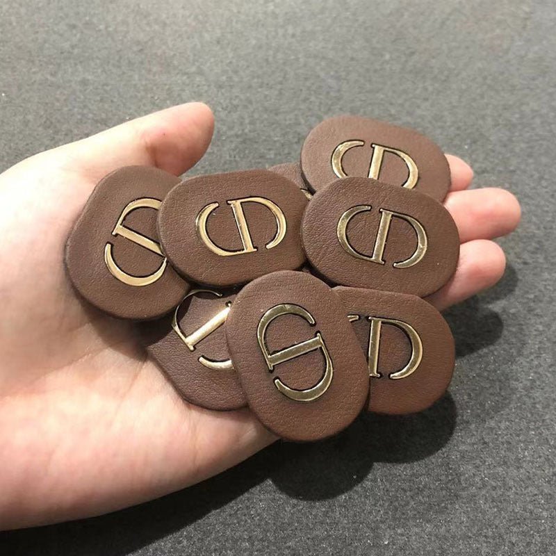 CD Metal Leather Badge - mingfabricstore