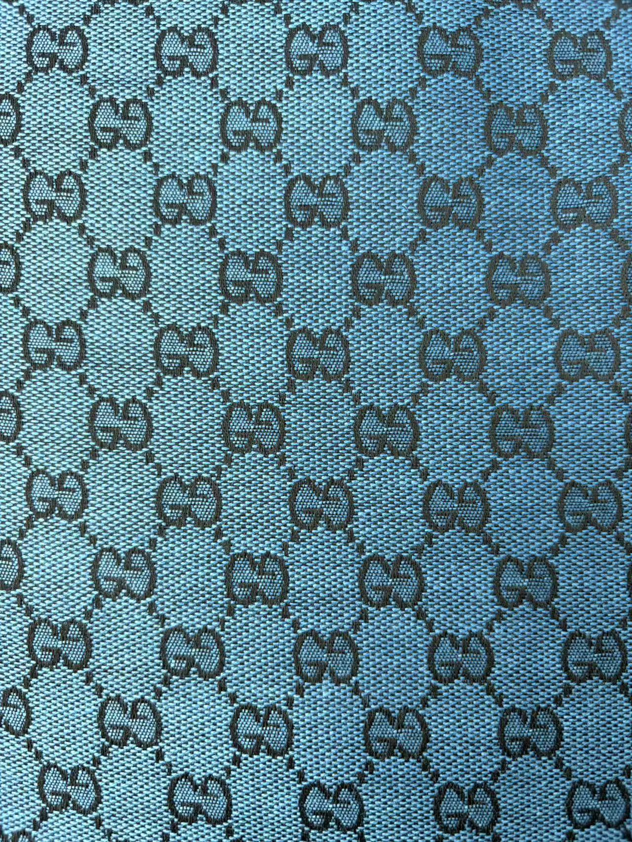 Blue Gucci Sewing Fabric Tie Custom DIY Crafts Sneakerhead Upholstery