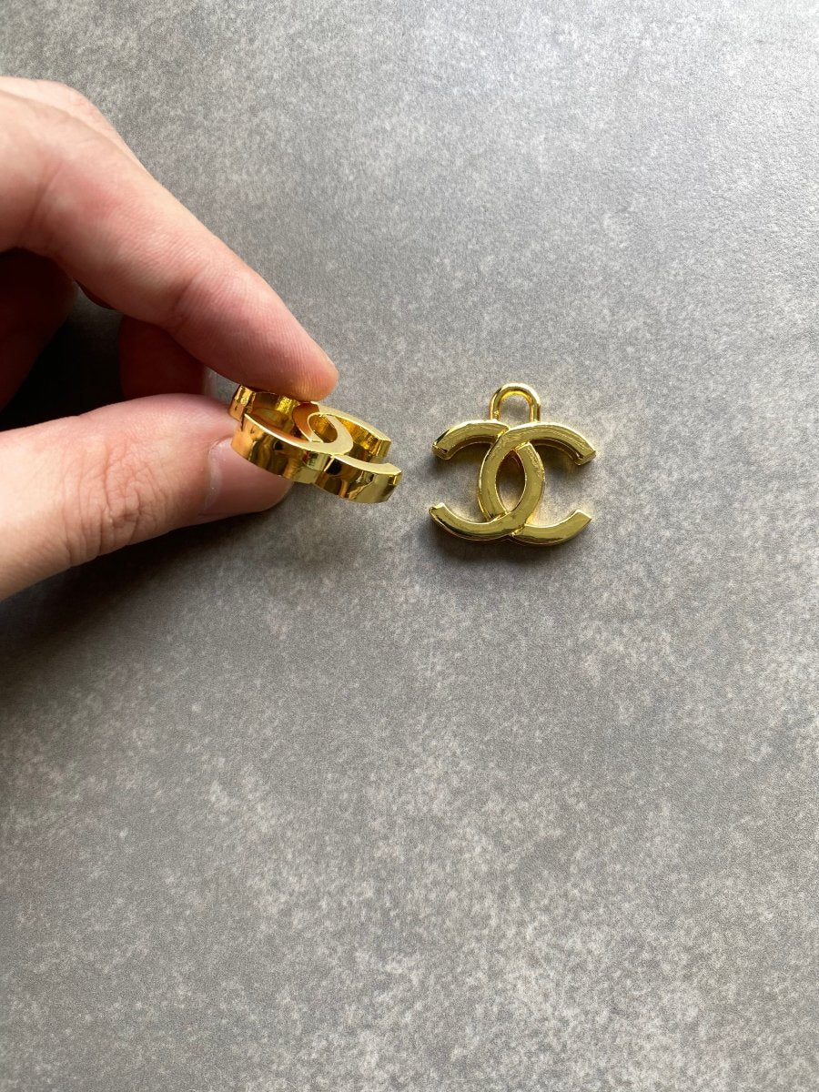 Chanel Metal Badge Pieces for Handmade Crafts DIY Projects Custom Crocs - mingfabricstore
