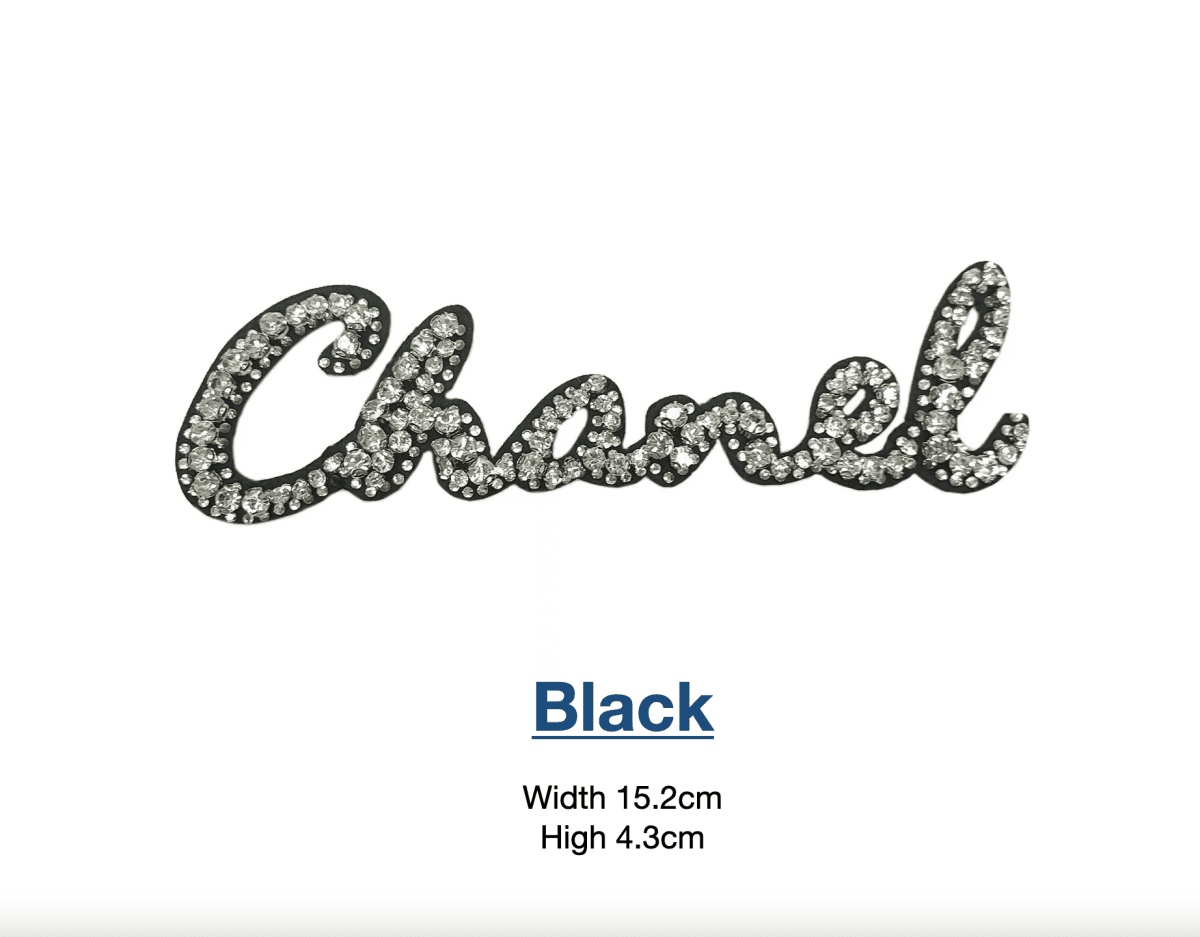 Chanel Rhinestone Patches Custom Clothing Shoes - mingfabricstore