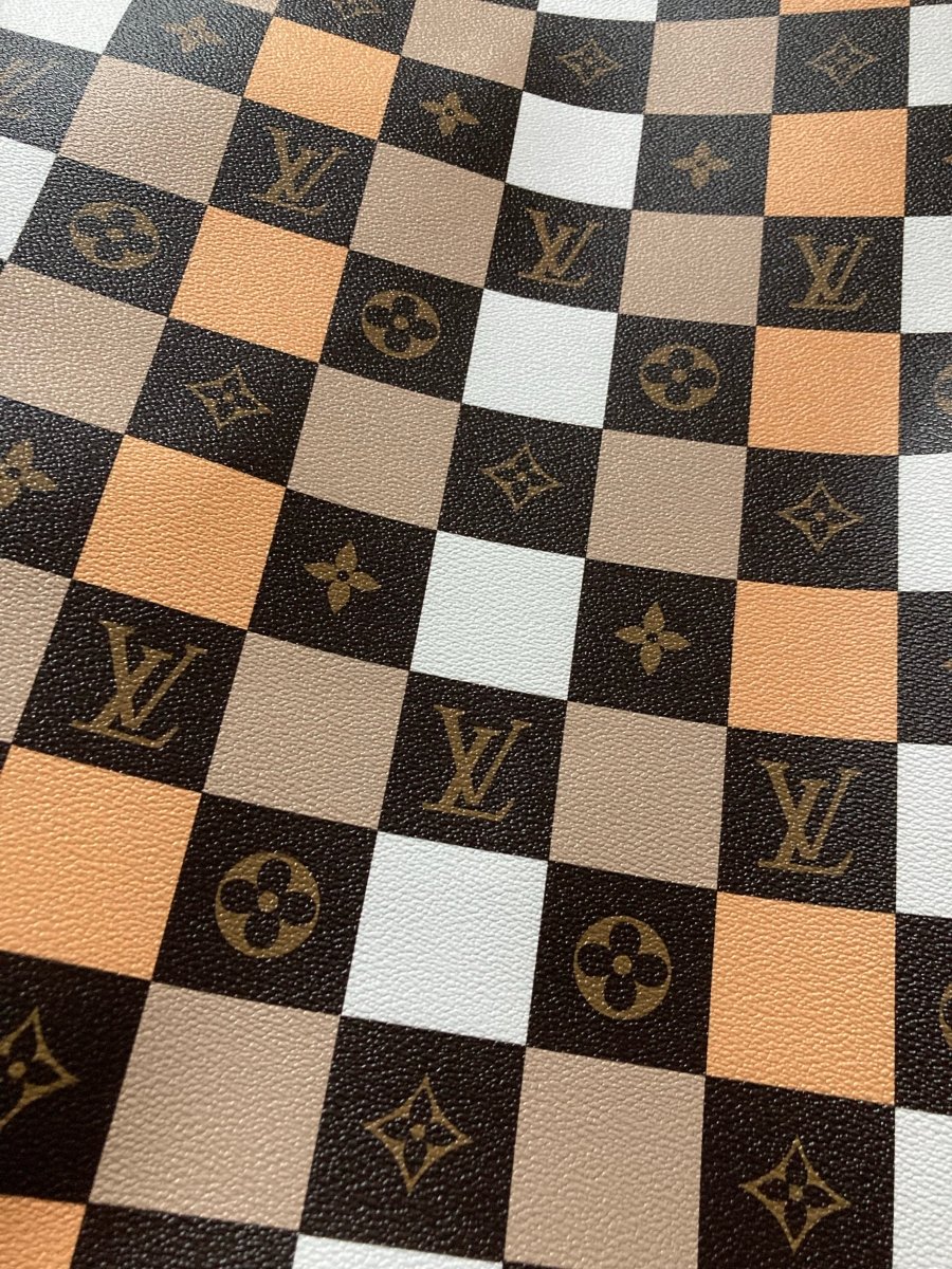 Check LV Letter Leather for Custom - mingfabricstore