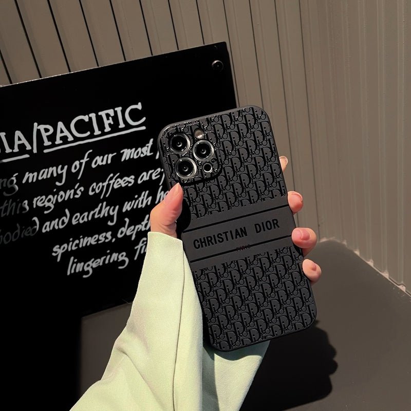 Christian Dior Black iPhone Case. - mingfabricstore
