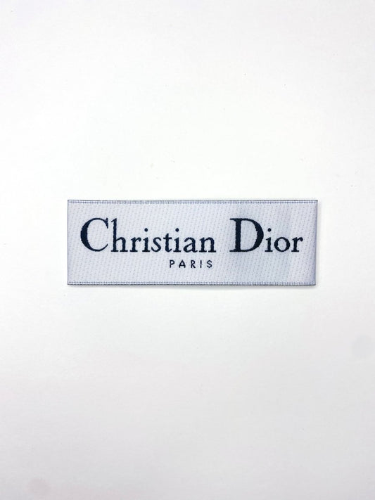 Christian Dior Label Tags for Handmade - mingfabricstore