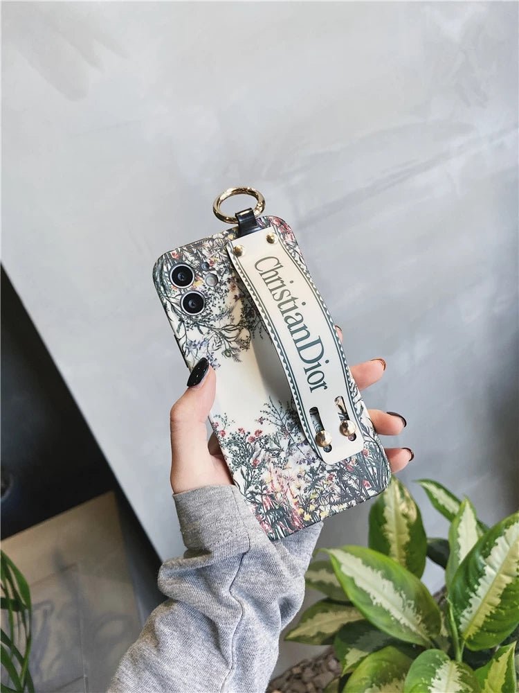 ChristianDior Soft Silicone with Removable Stand Belt&Ring iPhone Cases. - mingfabricstore
