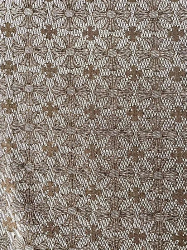 Chrome Hearts Jacquard Sewing Fabric Sold by Yard - mingfabricstore