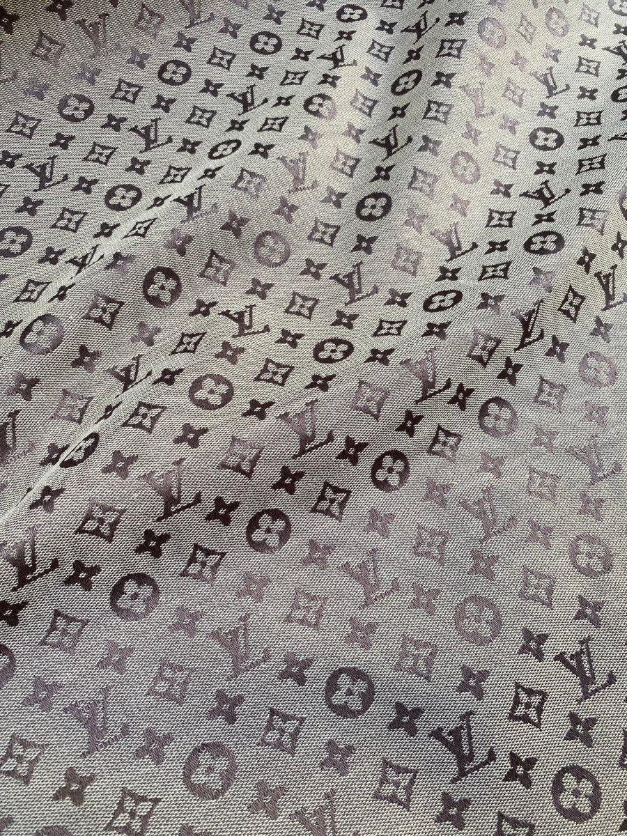 Classic Brown Louis Vuitton Sofa Fabric Jacquard for Furniture DIY Handmade Custom Sneakers - mingfabricstore