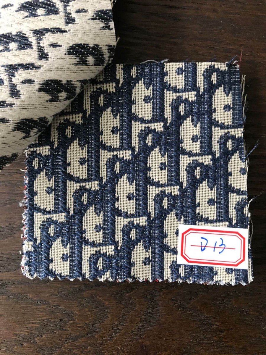 Classic Dior Fabric Jacquard Designer for Shoe Custom and Bag Fabric sold by Yard - mingfabricstore