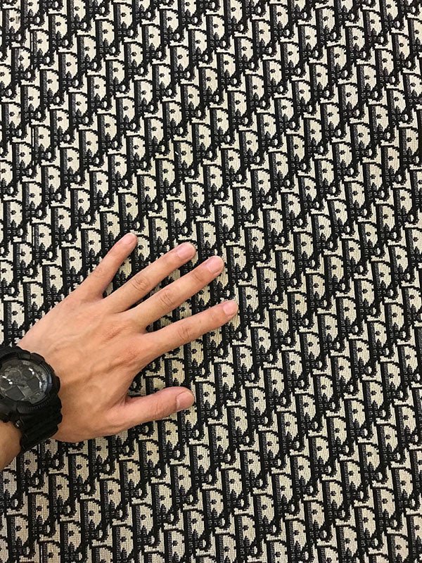 Classic Dior jacquard Sneaker fabric cloth for bag and shoe custom - mingfabricstore