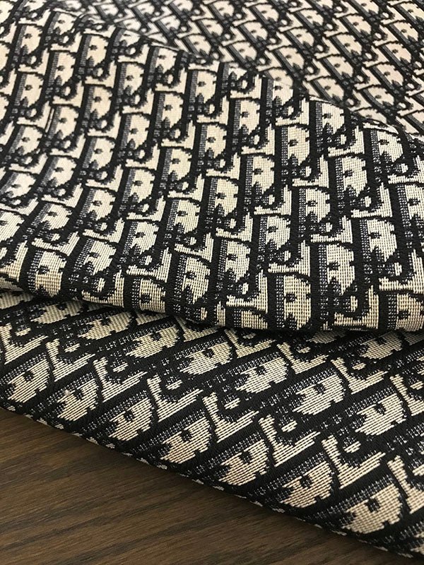 Classic Dior jacquard Sneaker fabric cloth for bag and shoe custom - mingfabricstore